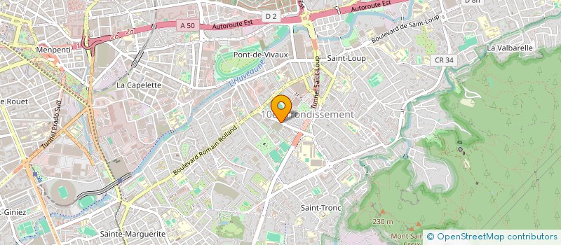 localisation de l'entreprise CYRIS à MARSEILLE