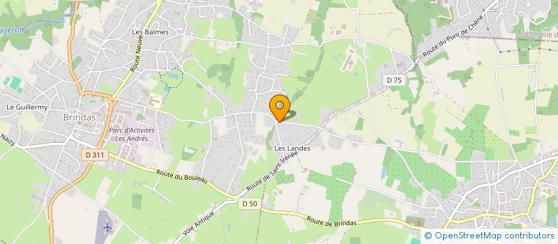 localisation de l'entreprise CYRIUS à BRINDAS