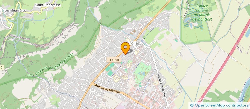 localisation de l'entreprise CYRIZAN  CROLLES