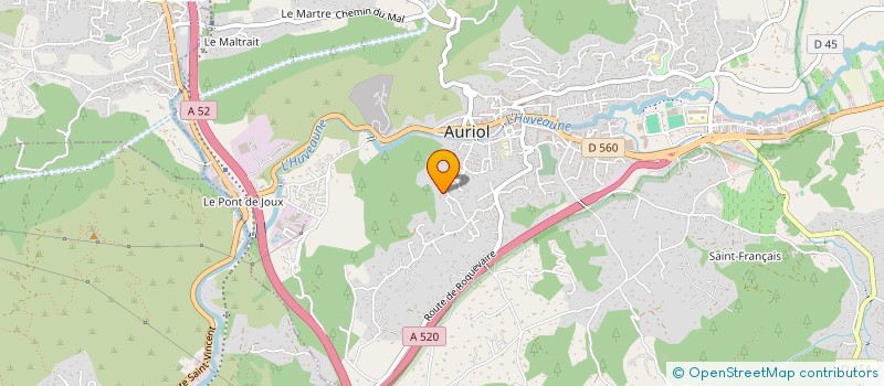 localisation de l'entreprise CYRMA à AURIOL