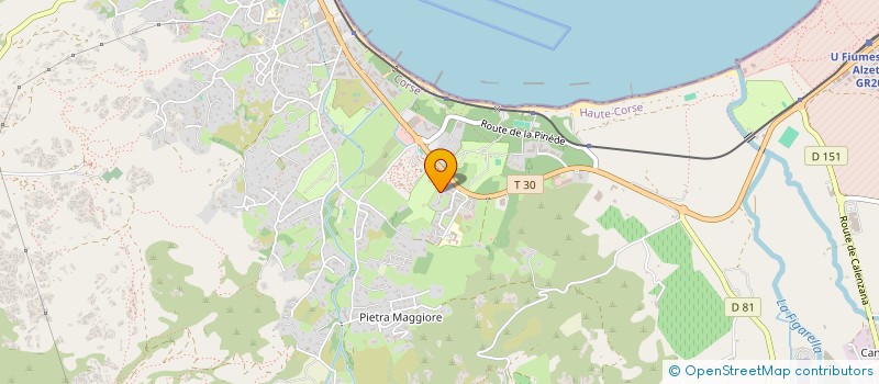 localisation de l'entreprise CYRN PERETTI à CALVI
