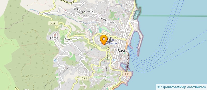 localisation de l'entreprise CYRNEA INTERNATIONAL à BASTIA