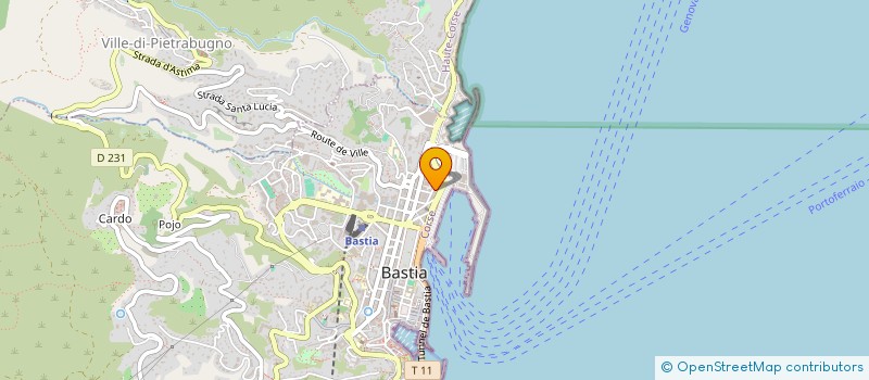 localisation de l'entreprise CYRNEA LIMS à BASTIA