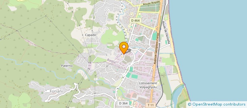 localisation de l'entreprise CYRNECASA à BASTIA