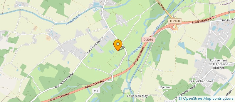 localisation de l'entreprise CYRNEL à SAINT-MAURICE-SUR-FESSARD