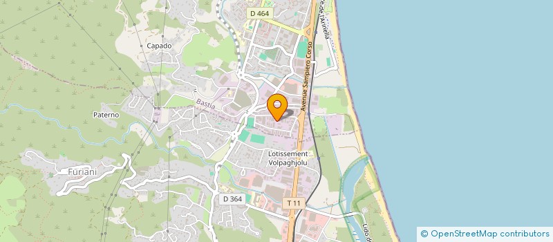 localisation de l'entreprise CYRNEVET  BASTIA
