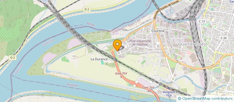 localisation de l'entreprise CYRNEX à AVIGNON