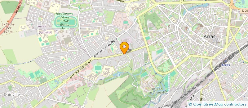 localisation de l'entreprise CYRNOS à ARRAS