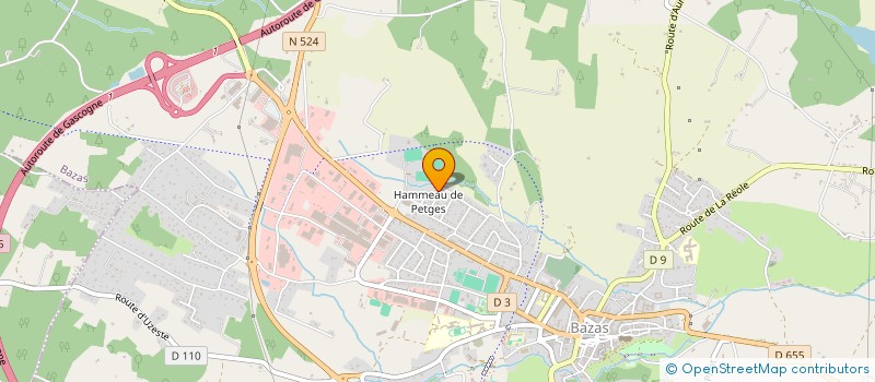 localisation de l'entreprise CYRNOS  BAZAS