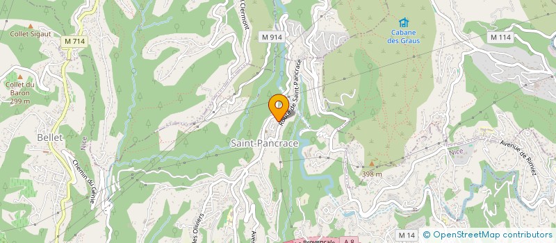 localisation de l'entreprise CYRNOS  NICE