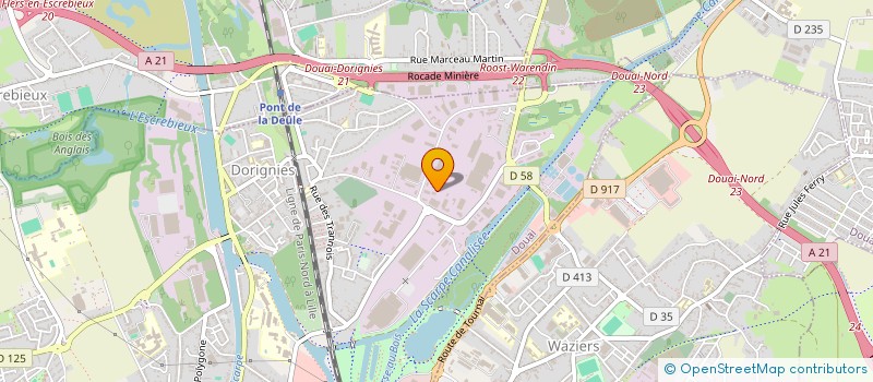 localisation de l'entreprise CYRNOS CONSULTING à DOUAI