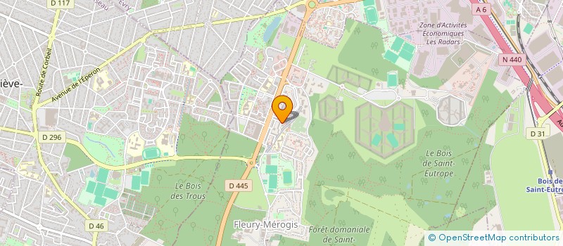 localisation de l'entreprise CYRO MIEL CONNEXION (CMC)  FLEURY-MEROGIS