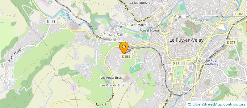 localisation de l'entreprise CYROPO  ESPALY-SAINT-MARCEL