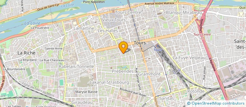 localisation de l'entreprise CYROPTIC  SAINT-CYR-SUR-LOIRE