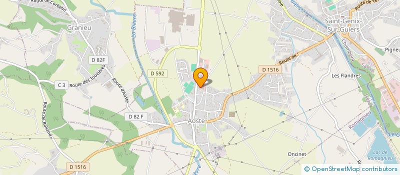 localisation de l'entreprise CYRQUEN  AOSTE