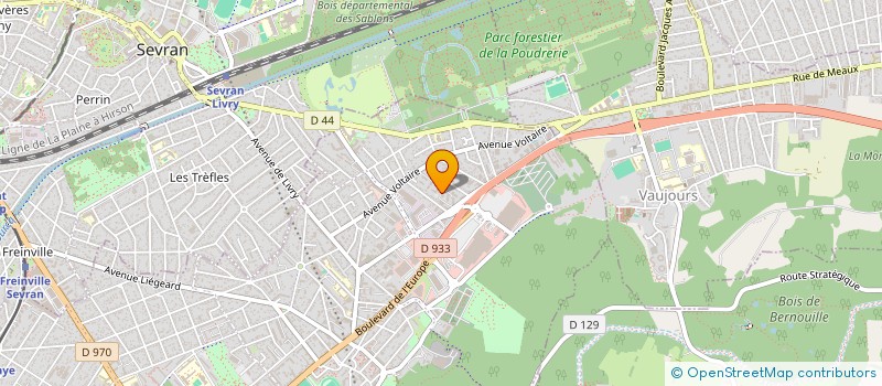 localisation de l'entreprise CYRRHUS SECURITE GARDIENNAGE à LIVRY-GARGAN