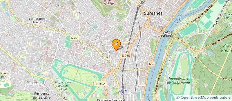 localisation de l'entreprise CYRRUS à SURESNES