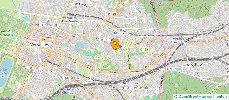 localisation de l'entreprise CYRTELI à VERSAILLES