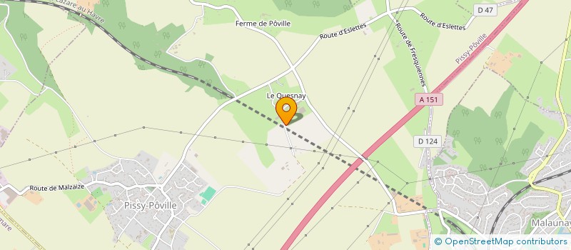 localisation de l'entreprise CYRTHOM  PISSY-POVILLE