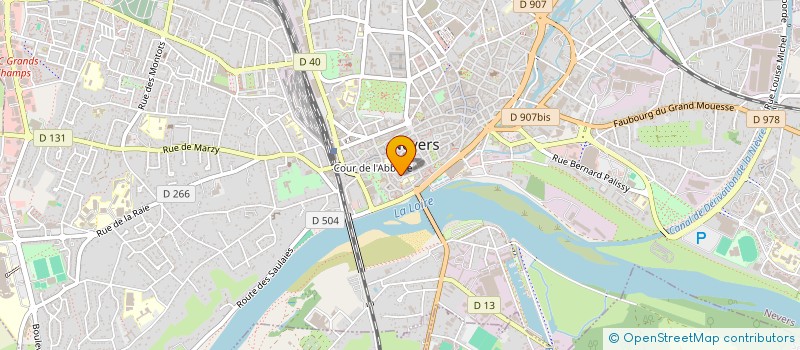 localisation de l'entreprise CYRUS à NEVERS