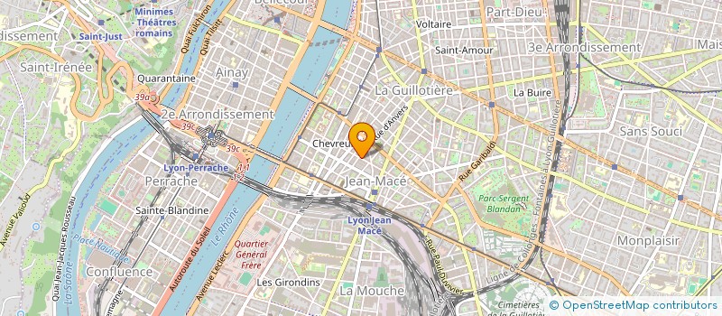 localisation de l'entreprise CYRUS  LYON