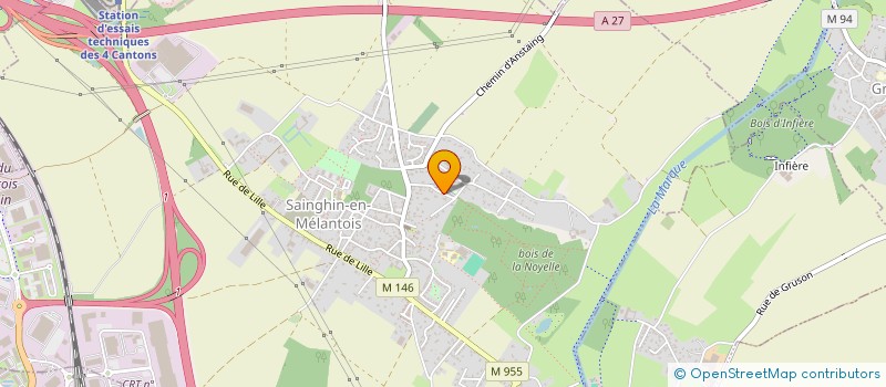 localisation de l'entreprise CYRUS ANALYTICS à SAINGHIN-EN-MELANTOIS
