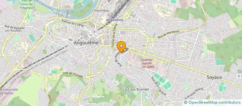 localisation de l'entreprise CYRUS CONCEPT à ANGOULEME