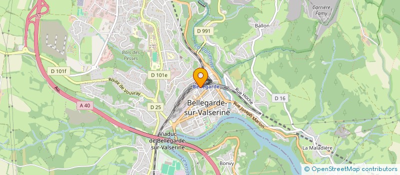 localisation de l'entreprise CYRUS FILM à VALSERHONE