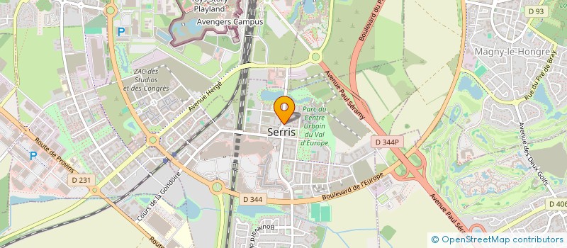 localisation de l'entreprise CYRUS IMMOBILIER ET SYNDIC  SERRIS