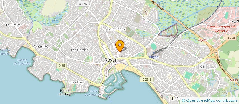 localisation de l'entreprise CYRVALDIS  ROYAN