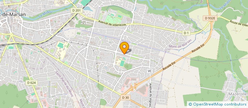 localisation de l'entreprise CYS CORP  MONT-DE-MARSAN