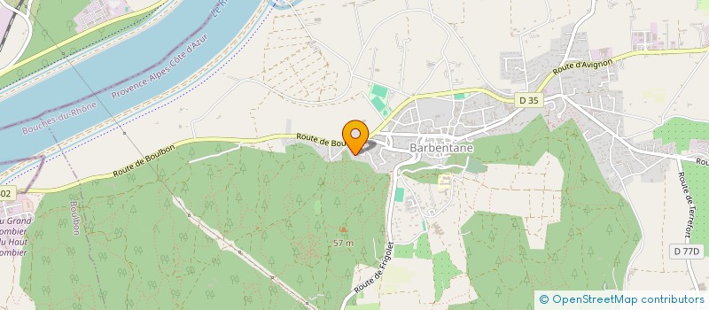 localisation de l'entreprise CYSAM  BARBENTANE