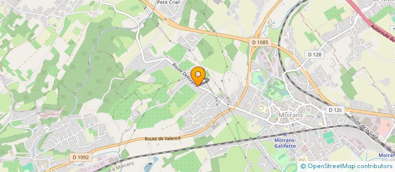 localisation de l'entreprise CYSAME  MOIRANS