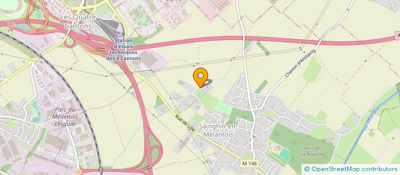 localisation de l'entreprise CYSOING BRIQUETERIE  SAINGHIN-EN-MELANTOIS