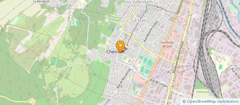 localisation de l'entreprise CYSTEFI à CHENOVE