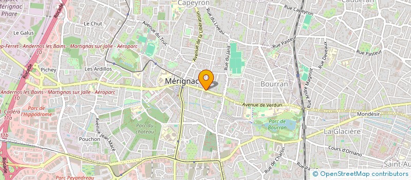 localisation de l'entreprise CYSTEMID  MERIGNAC