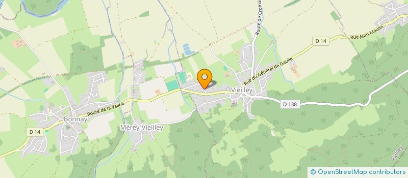 localisation de l'entreprise CYSTMA  VIEILLEY