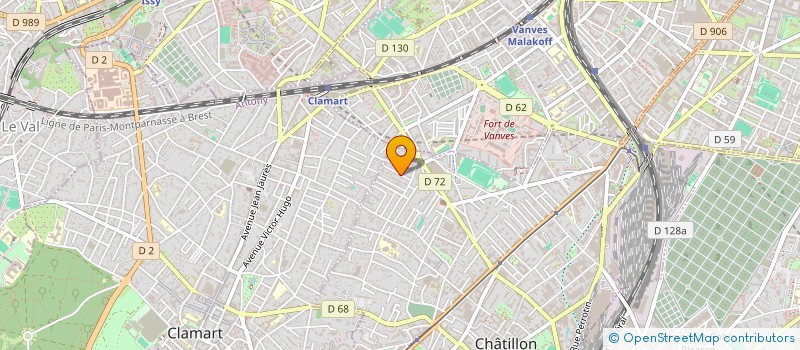 localisation de l'entreprise CYTADECOR à CHATILLON