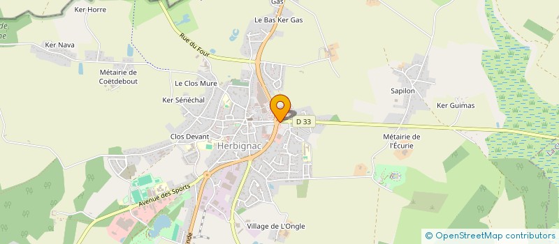 localisation de l'entreprise CYTADINE à HERBIGNAC