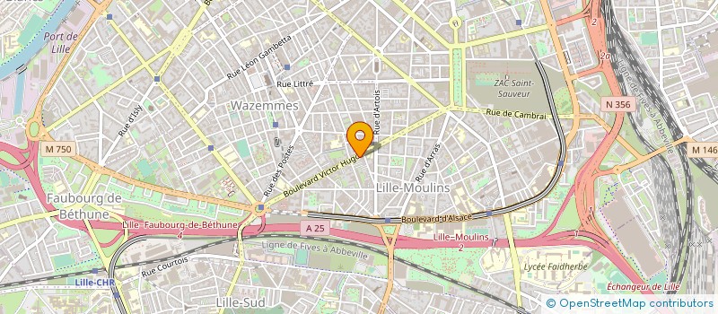 localisation de l'entreprise CYTAE à LILLE