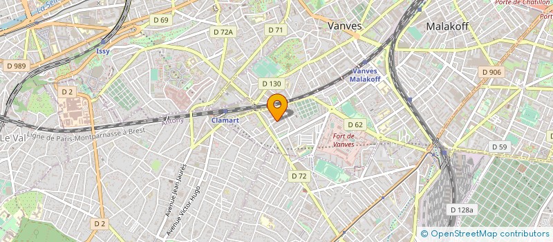 localisation de l'entreprise CYTEN à MALAKOFF