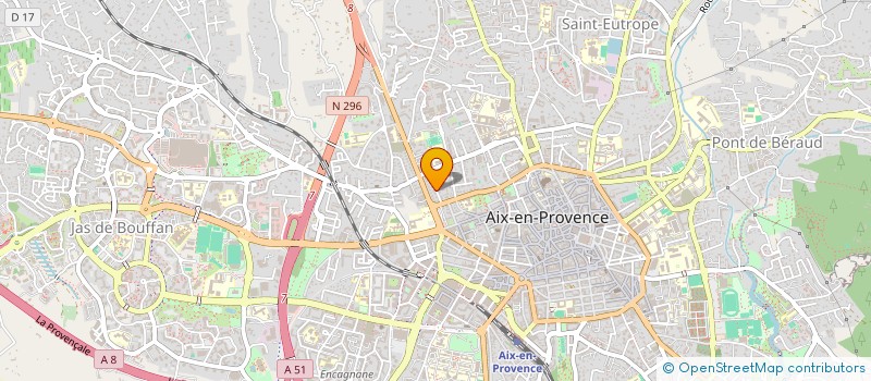 localisation de l'entreprise CYTHARISTA PATRIMOINE à AIX-EN-PROVENCE