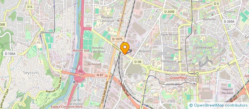 localisation de l'entreprise CYTHERE  GRENOBLE