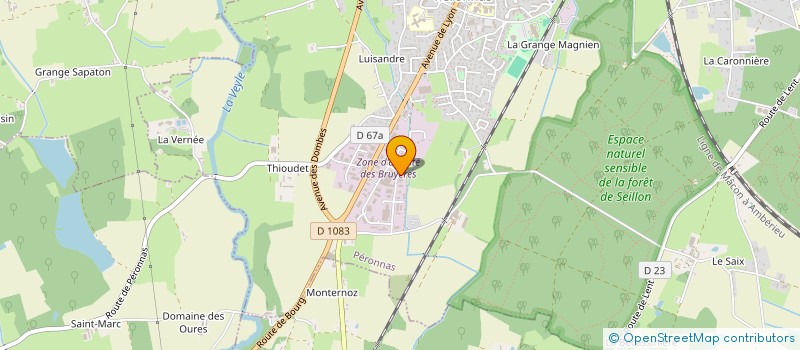 localisation de l'entreprise CYTHO  PERONNAS