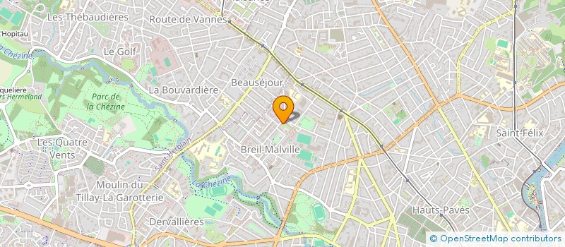 localisation de l'entreprise CYTI CARRELAGE à NANTES