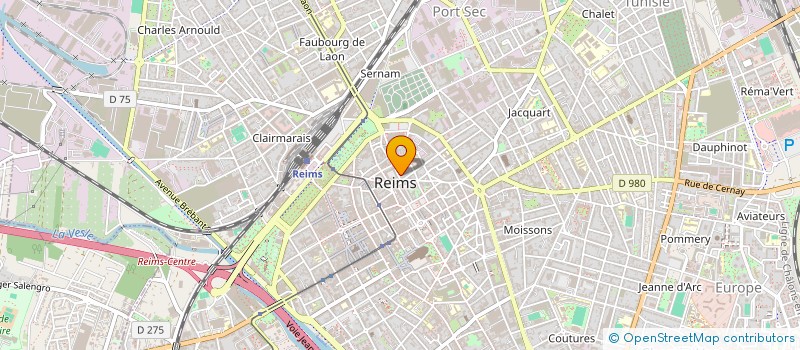 localisation de l'entreprise CYTIM  REIMS