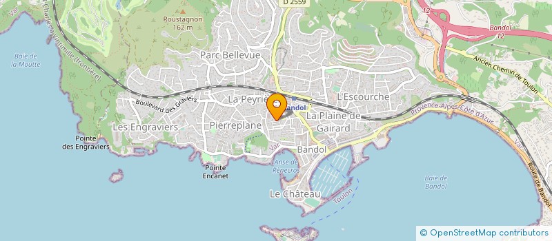 localisation de l'entreprise CYTISES à BANDOL