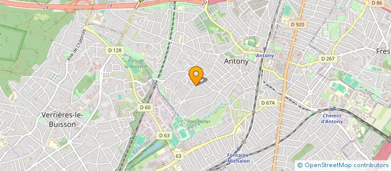 localisation de l'entreprise CYTIZEN à ANTONY