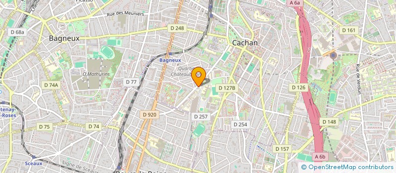 localisation de l'entreprise CYTOCAP  CACHAN