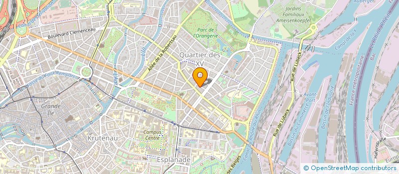 localisation de l'entreprise CYTOCLINIK à STRASBOURG